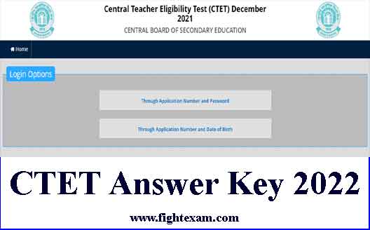 Read more about the article CTET Answer Key And Response Question Paper 2022