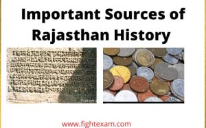Sources of rajasthan history